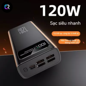 Alternative view of Sạc dự phòng 30000mAh 120W PD20W tích hợp cống sạc tiện lợi cho điện thoại